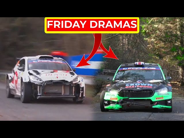 🇯🇵 Rally Japan 2024 | CRASHES, Neuville & Ogier Problems | 事故・連絡 豊田市 Day 3 Morning 【ラリージャパン2024】