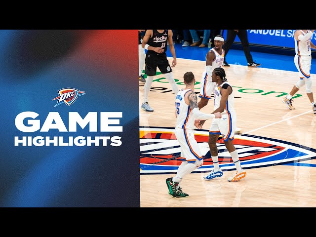 OKC Thunder vs Portland Trail Blazers | Game Highlights | November 20, 2024