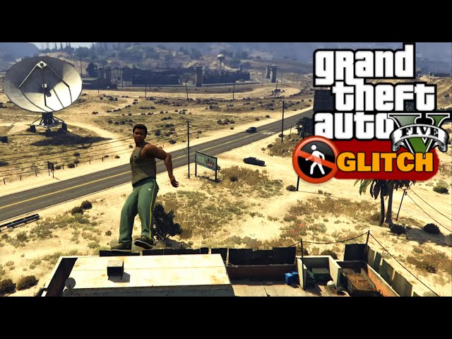 GTA 5 Funny Little Launch Glitch (Fence - Grand Senora Desert)