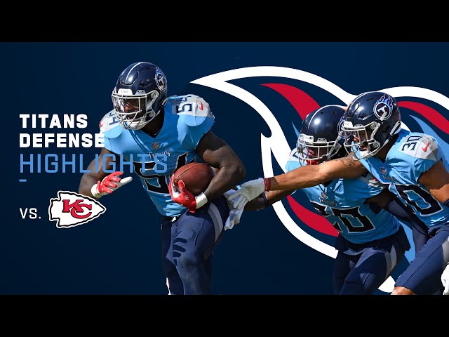 Titans Defense Best Plays vs Chiefs | NFL 2021 Highlights