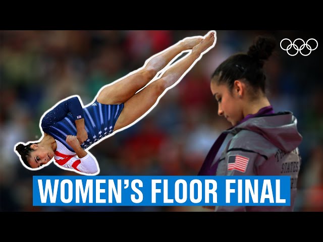 🥇 Raisman 🥈 Ponor 🥉Mustafina - Floor Exercise Final at London 2012