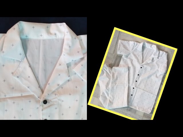 Night Suit Easy Cutting and Stitching//Payjama Nighty || Full Tutorial Step By Step