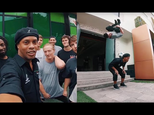 Ronaldinho vs Parkour Skills Challenge 🇲🇽