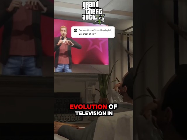 EVOLUTION OF TELEVISION IN GTA GAMES