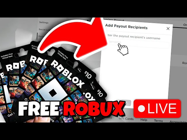 Free Robux Live 🔴 0 Views Everyone Live! (FREE ROBUX GIVEAWAY)