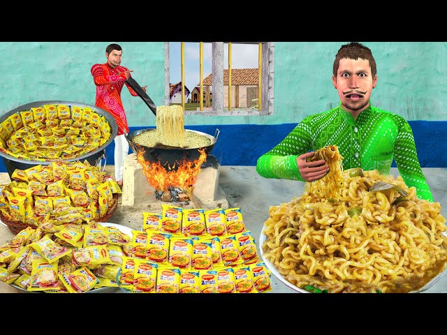 मैगी पकाने की चुनौती 1000 Maggi Noodles Cooking Challenge Hindi  New Comedy Video