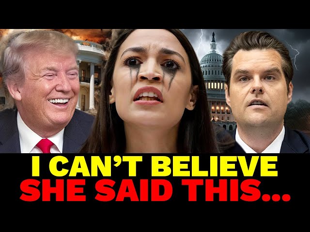 You WON'T BELIEVE What AOC Said As Matt Gaetz Backs Out As AG!