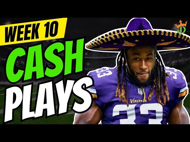 DraftKings NFL Week 10 Top Cash Game Plays | NFL DFS Picks