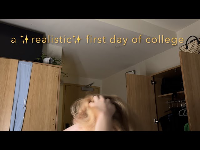 my first day of college :)