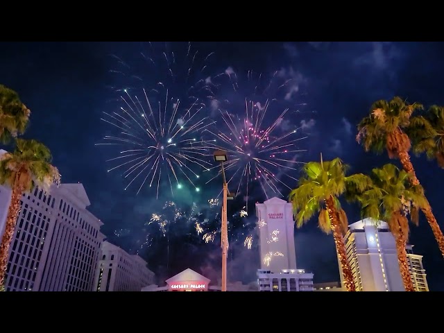 4th of July 2022 fireworks at Caesars Palace (Las Vegas, NV) [full show]