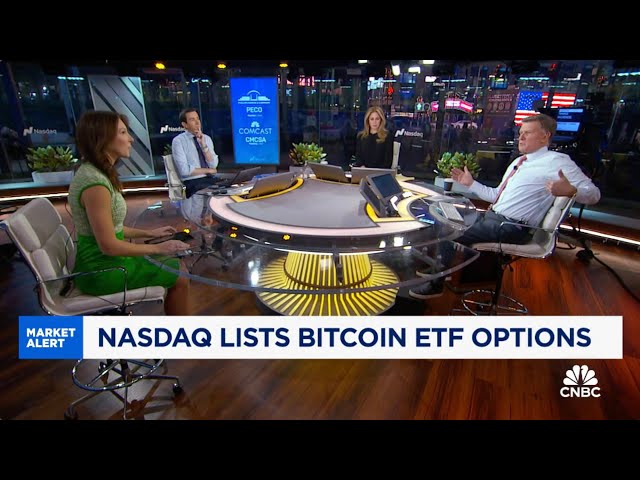 Bitcoin hits fresh record high after Nasdaq lists options on BlackRock's spot bitcoin ETF