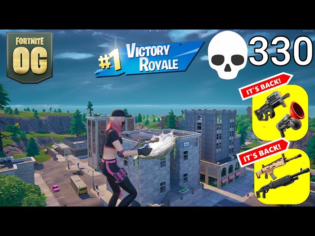 330 Elimination Solo Vs Squads Gameplay (Fortnite OG Reload)