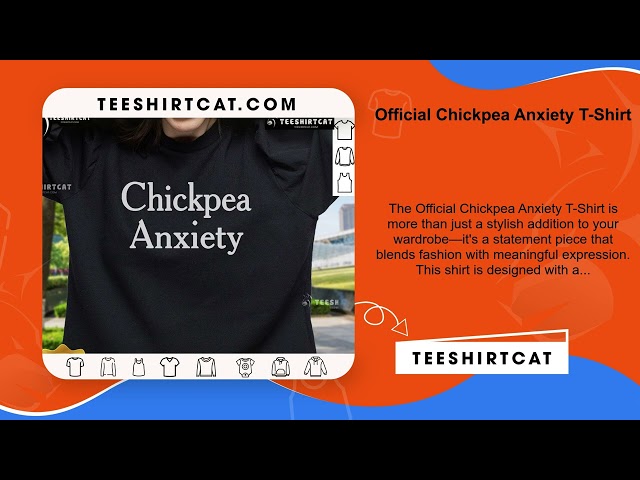 Official Chickpea Anxiety T-Shirt