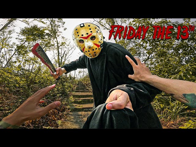 PAKOUR POV vs JASON VOORHEES IN REAL LIFE l FRIDAY THE 13TH 2.0 ( Halloween Parkour POV Chase )