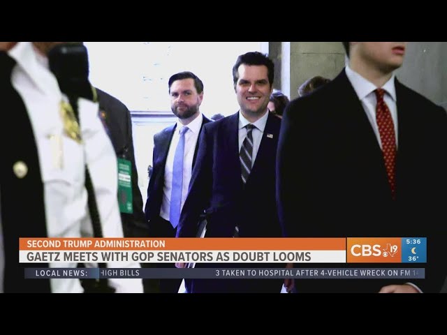 Matt Gaetz meets with GOP senators as doubt about AG confirmation looms