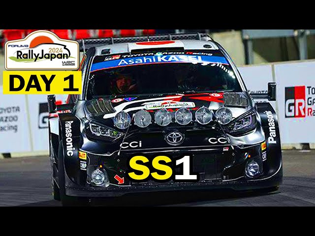 WRC FORUM8 Rally Japan 2024 【ラリージャパン2024】| SS1 - Toyota Stadium