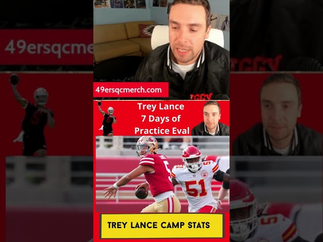 Trey Lance 49er Camp Evaluation 7 Days in #grantcohn #shorts