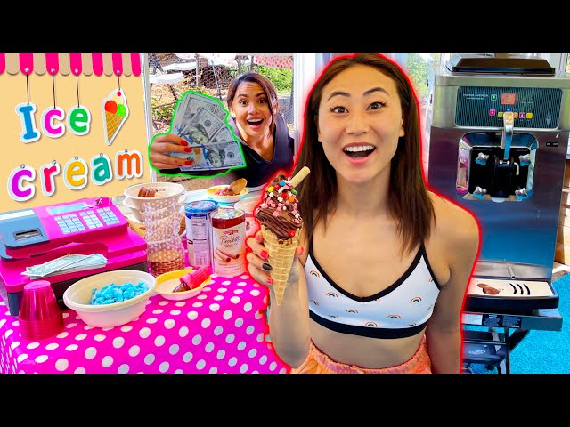 We Built An ICE CREAM Shop in the Team RAR House!!