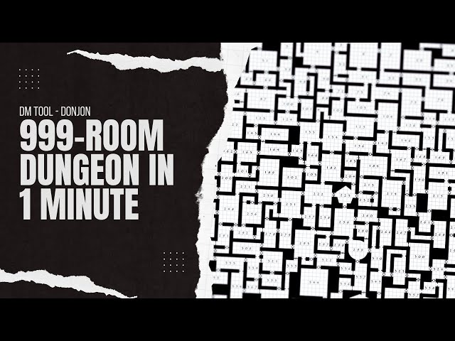 DM Tool: Donjon - Free Random Dungeon Generator for DnD 5e