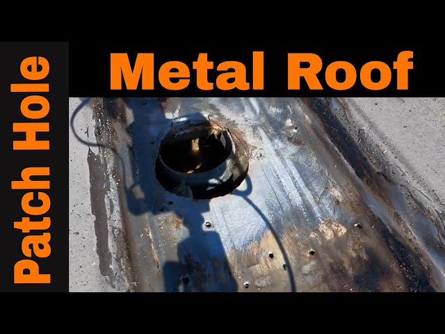 How to Patch Hole in Metal Roof- Turbo Poly Seal