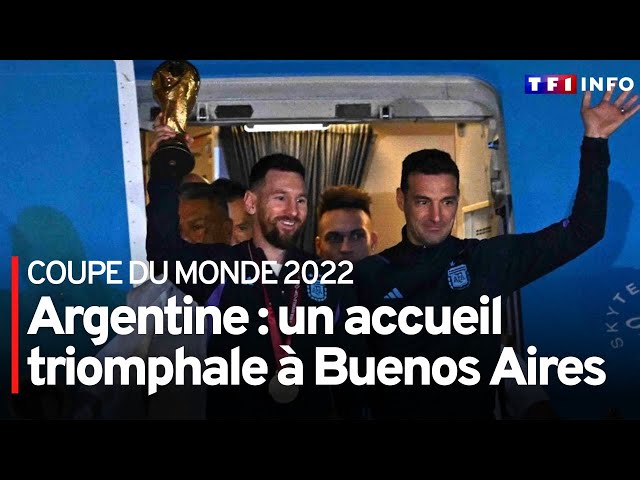 Les joueurs argentins accueillis en héros