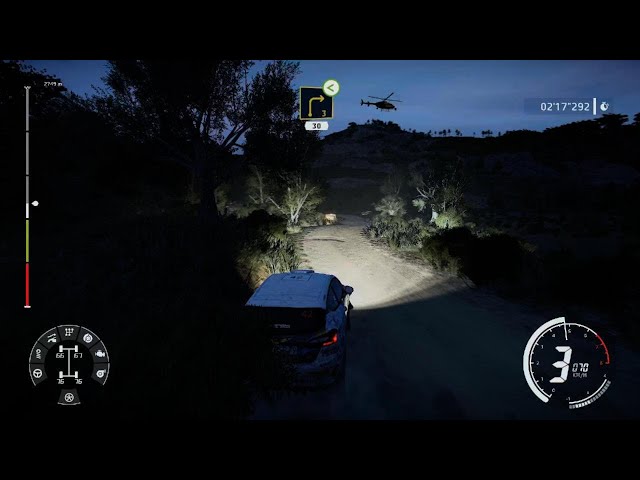 WRC 9 | Career | Italia Sardegna | Baranta night rally conditions | Ford Fiesta - PS5 4K HDR 60fps