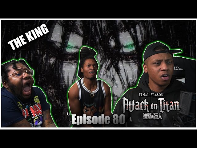 THE RUMBLING BEGINS !!  EREN !!Attack on Titan Season 4 EP 80 | SQUAD REACTION