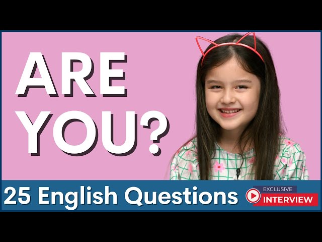 25 Present Simple Tense Questions with ARIA | Learn English Grammar Interview