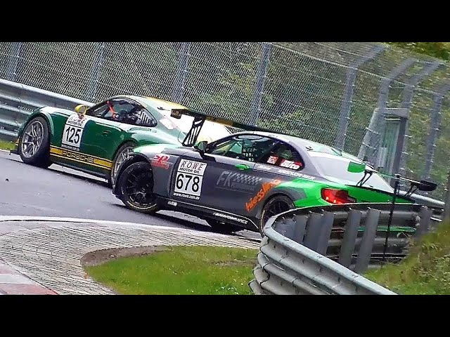 CRASH + ACTION! VLN 8 at Nürburgring Nordschleife 2017