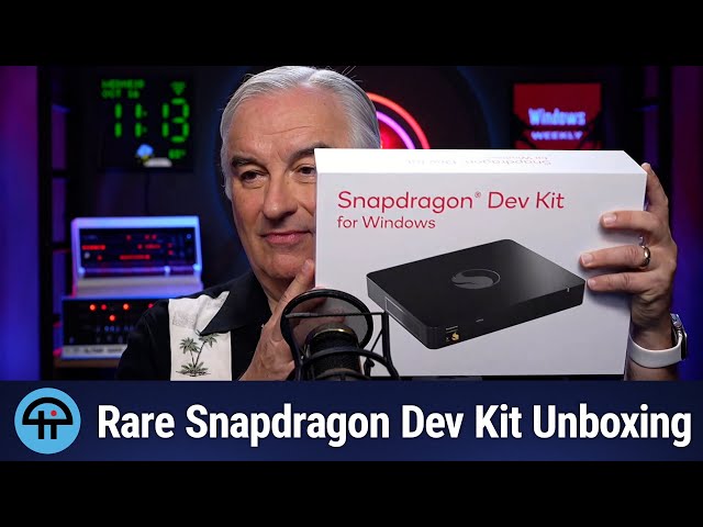 Leo Laporte Unboxes His (Now-Canceled) Snapdragon Dev Kit!