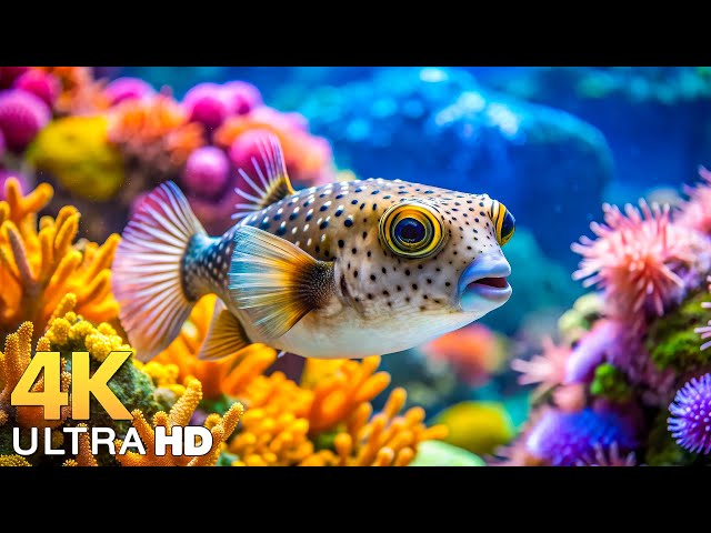 The Best 4K Aquarium - Dive Into The Mesmerizing Underwater Realm, Sea Jellyfish, Coral Reefs #3