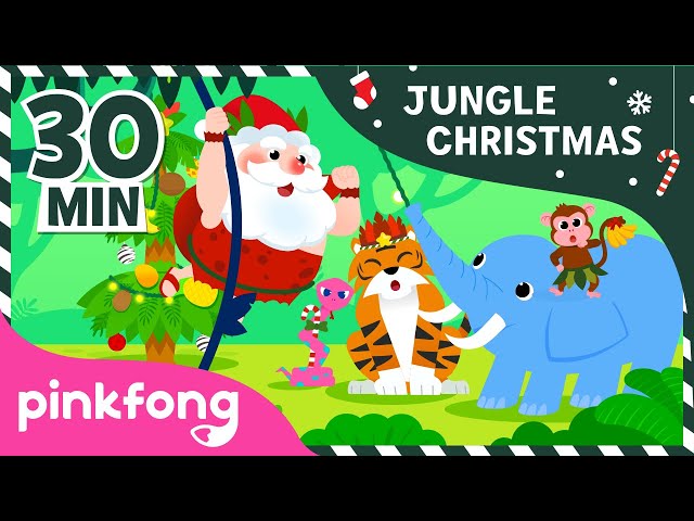 Jungle Bells and more | +Compilation | Christmas Songs | Best Carols | Pinkfong Songs for Children