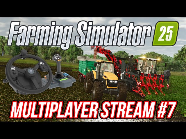 FARMING SIMULATOR 25 MULTIPLAYER #07 + HORI FARMING VEHICLE CONTROL SYSTEM | Stream 19.11.2024