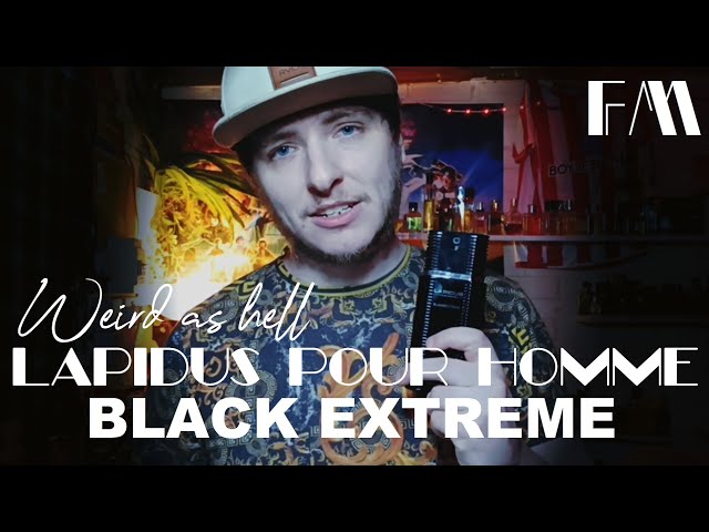 Lapidus pour Homme Black Extreme by Ted Lapidus (2012) Weird As Hell