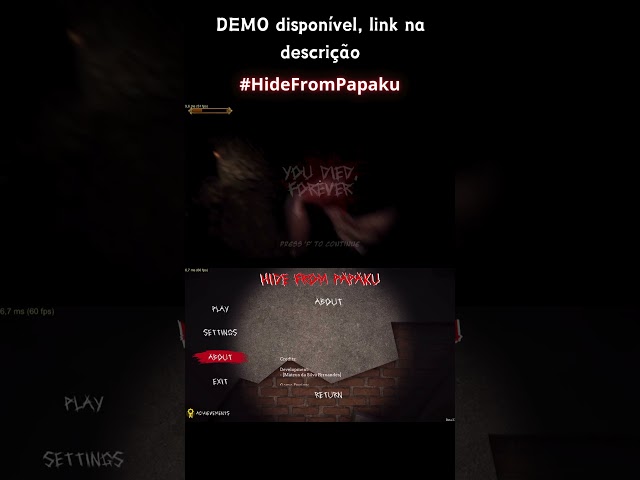 Baixe agora a DEMO de Hide From Papaku #hidefrompapaku