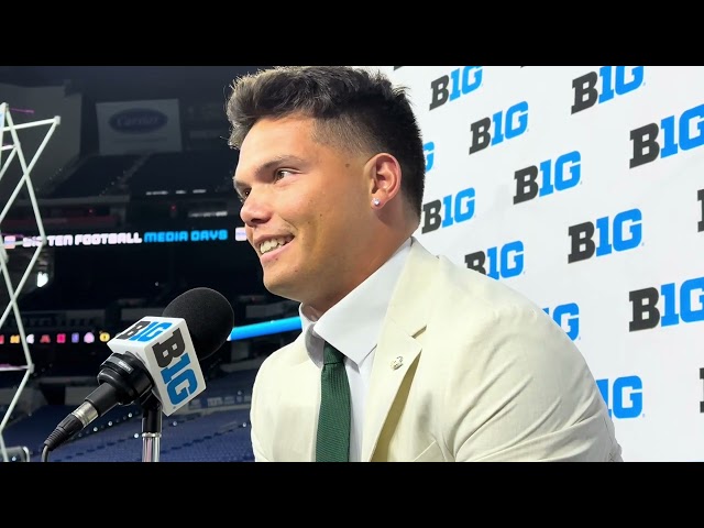 Oregon QB Dillon Gabriel at Big Ten Media Days