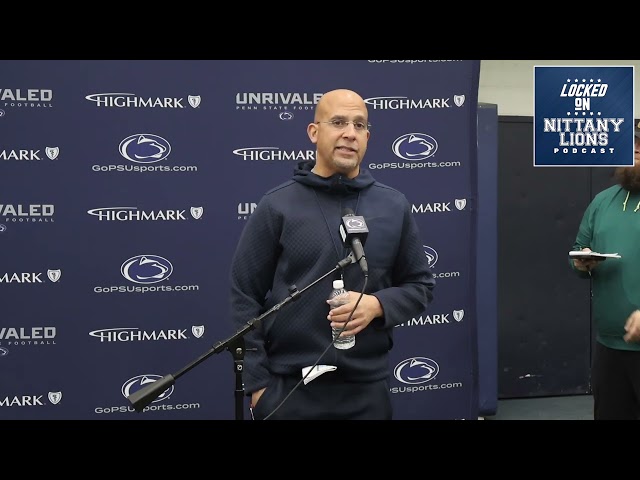 James Franklin talks Penn State vs. Minnesota, College Football Playoff rankings (press conference)