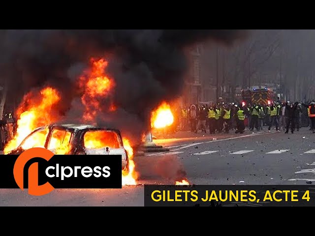 Yellow vests Act 4: incidents and tensions in the capital [4K]