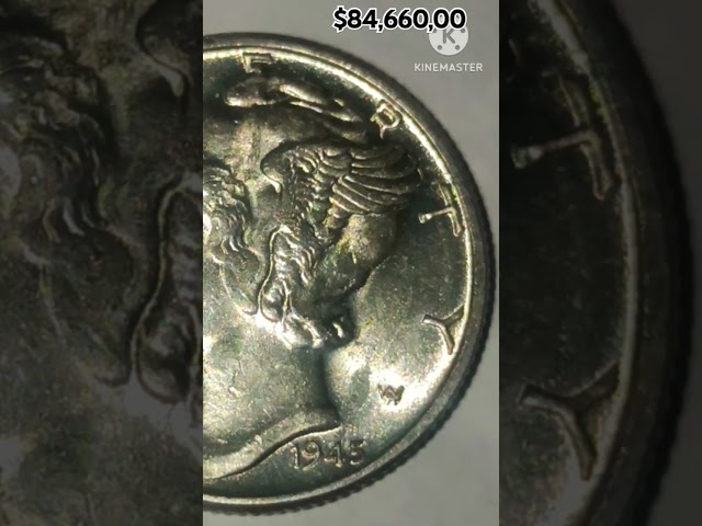 1945 Double Died Silver Mercury Dime Uncirculated SALES HUGE !