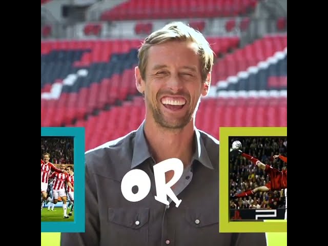 Peter Crouch chooses between his Liverpool & Stoke goals | #Shorts | ESPN FC