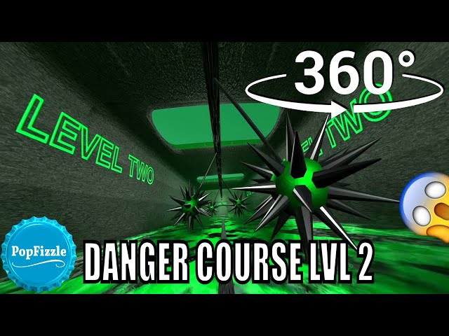 360 Video || Danger Course Level 2 || Intense Animation VR 4K