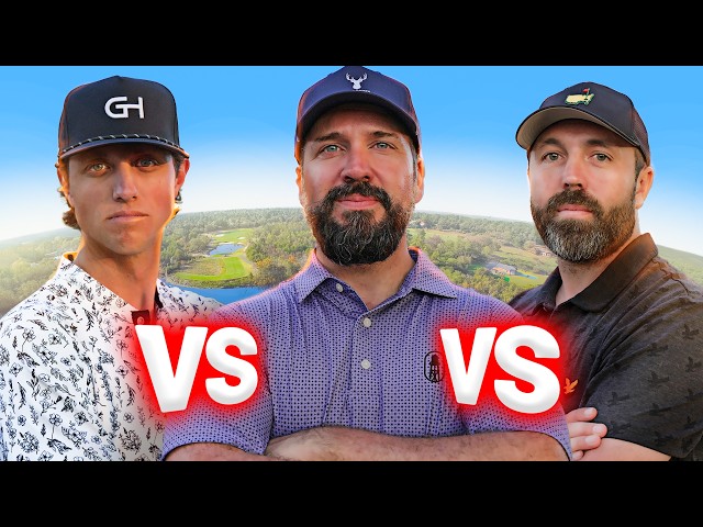 Peter Finch vs Grant Horvat vs Rick Shiels (18 Hole Match!)