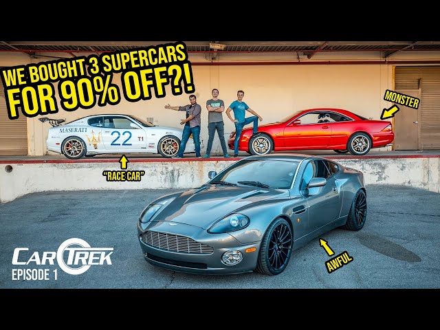 We Bought The 3 Most Depreciated Supercars IN THE WORLD (Cheap For A Reason?) - CarTrek S2 Episode 1