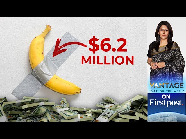 Viral Duct-Taped Banana Art Sells for $6.2 Million | Vantage with Palki Sharma