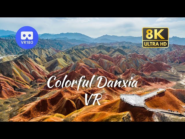 【VR180】Travel China: Colorful Danxia 七彩丹霞