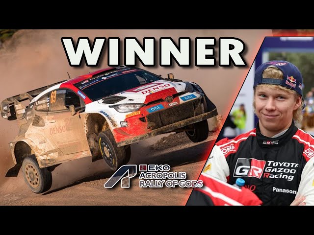 WRC EKO Acropolis Rally Greece 2023 Winner | Kalle Rovanperä