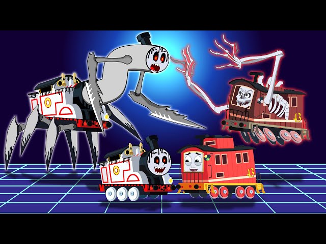 Sandy train VS Timothy the Ghost Train #soloanimation