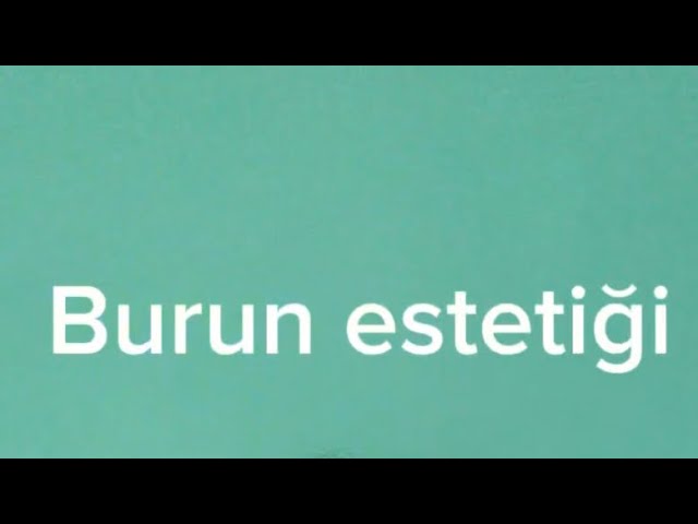 Burun estetiği hakkında bilgi - burun estetiği sürecim #estetik #burunestetiği