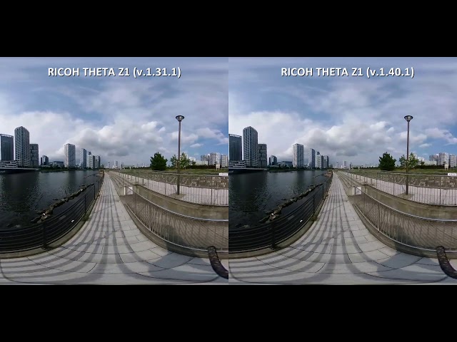 RICOH THETA Z1  (v1.40,1)  回転ぶれ補正 / Correct Rotational Shake Function