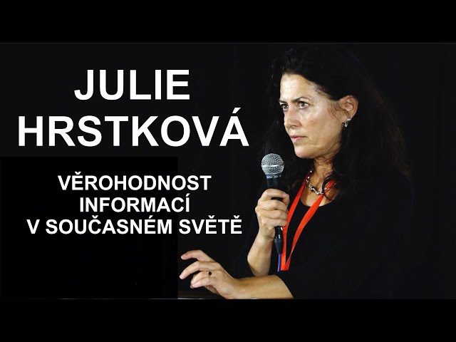 VIZE ČESKA 2024 Přednáška č. 1 - Ing. Julie Hrstková (ekonomická novinářka)